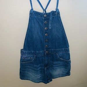american eagle overall shorts
